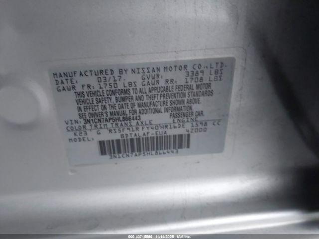 Nissan Versa 1.6 S Image 12