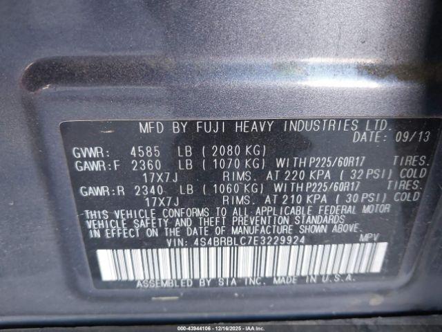 Subaru Outback 2.5i Limited Image 16