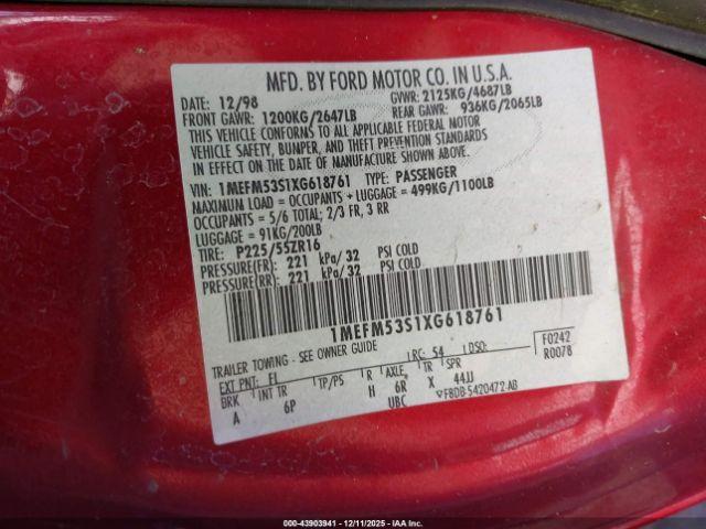 Mercury Sable Ls Image 9