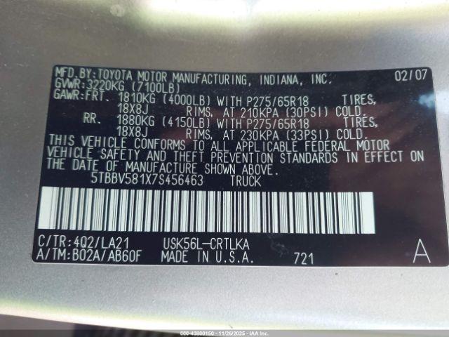 Toyota Tundra Limited 5.7l V8 Image 10