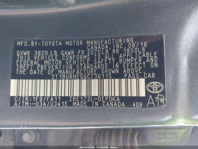 Toyota Corolla L Image 5