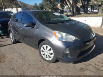  Salvage Toyota Prius c