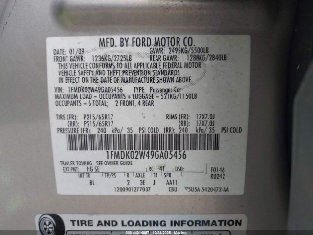 Ford Taurus X Sel Image 11