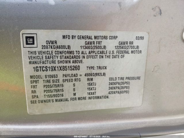 GMC Sonoma Sls Image 6