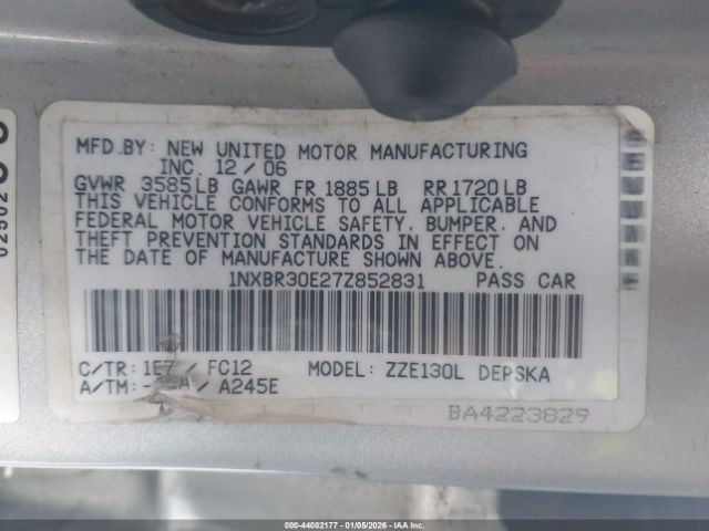 Toyota Corolla S Image 8