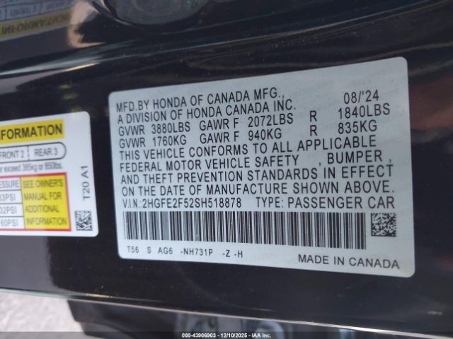 Honda Civic Sport Image 14