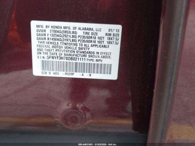 Honda Pilot Ex-l Image 13