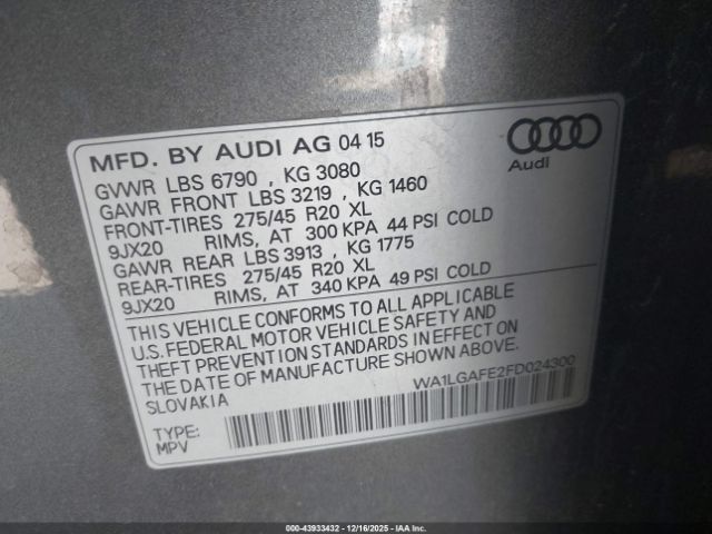 Audi Q7 3.0t Premium Image 9