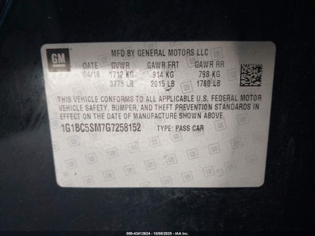 Chevrolet Cruze Ls Auto Image 11