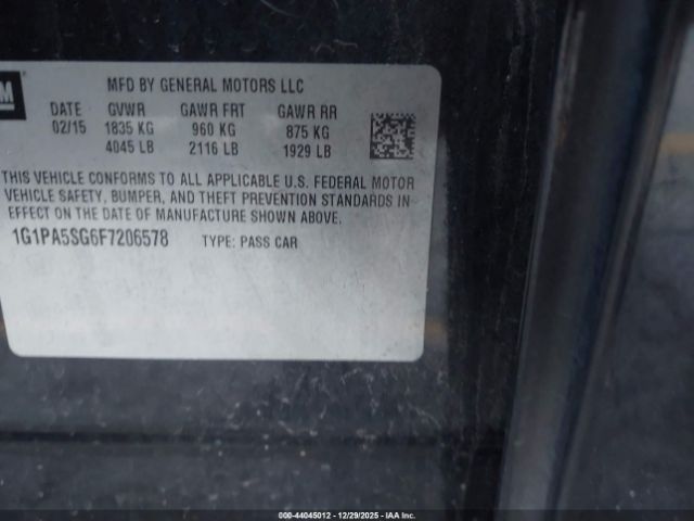 Chevrolet Cruze Ls Auto Image 9