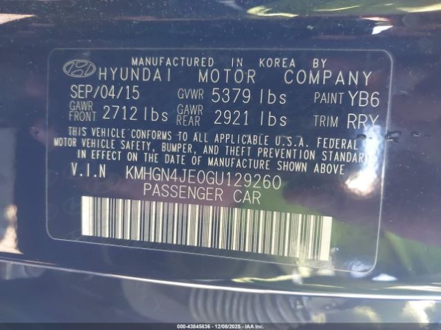 Hyundai Genesis 3.8 Image 16