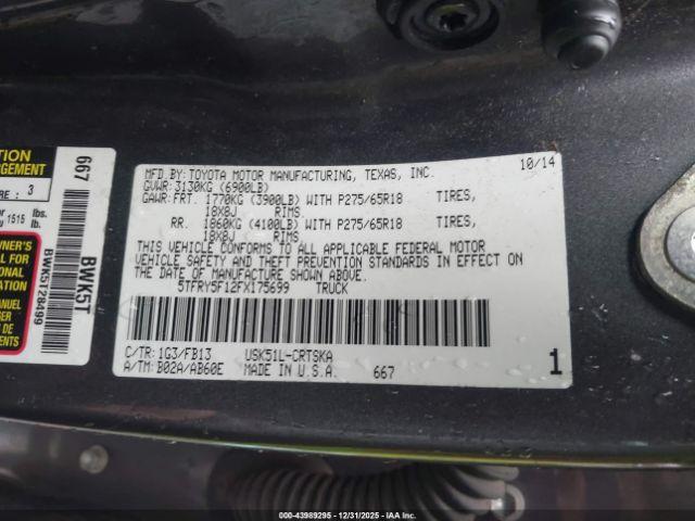 Toyota Tundra Sr5 5.7l V8 Image 2