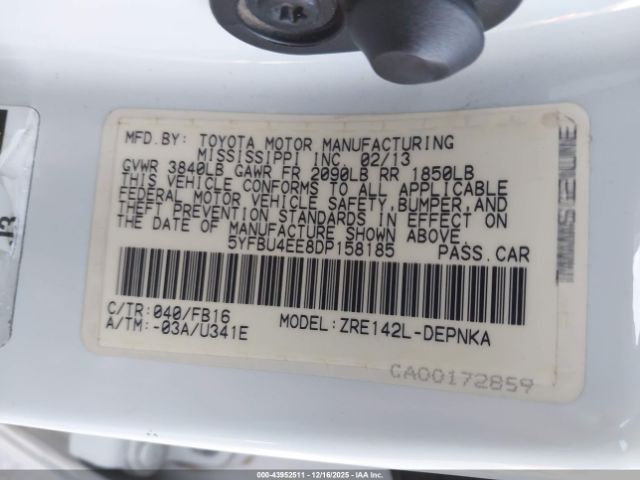 Toyota Corolla Le Image 17