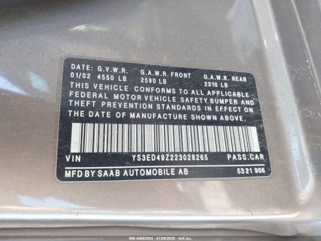 Saab 9-5 3.0t Arc Image 10