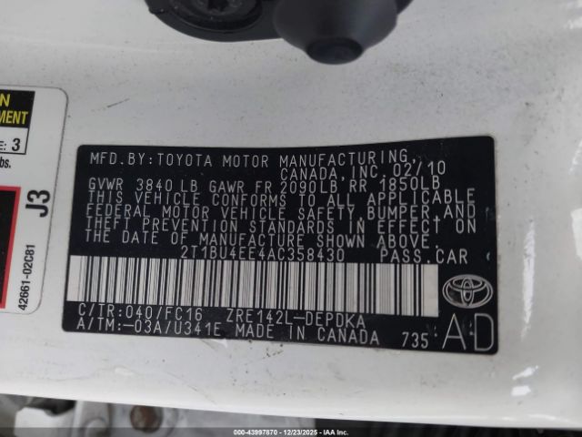 Toyota Corolla Le Image 3