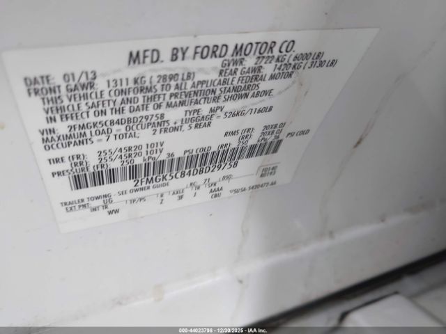 Ford Flex Sel Image 11